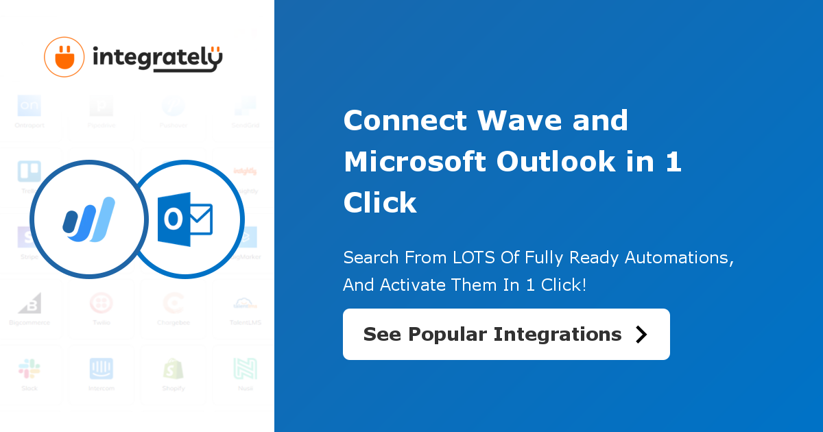 How To Integrate Wave Microsoft Outlook 1 Click Integration