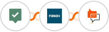 EasyPractice + rasa.io + SMS Online Live Support Integration