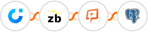 Activechat + ZeroBounce + JetWebinar + PostgreSQL Integration