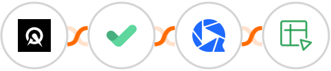 Acuity Scheduling + MailerCheck + WebinarGeek + Zoho Sheet Integration