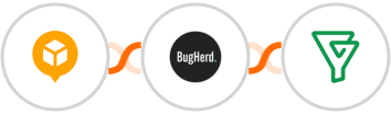 AfterShip + BugHerd + Bigin by Zoho CRM Integration
