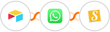 Airtable + WhatsApp + Stannp Integration