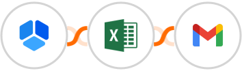 Amelia + Microsoft Excel + Gmail Integration