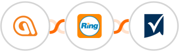Automizy + RingCentral + Smartsheet Integration