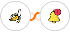 BananaShop + Push by Techulus Integration