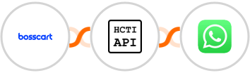Bosscart + HTML/CSS to Image + WhatsApp Integration