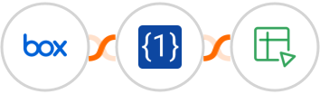 Box + OneSimpleApi + Zoho Sheet Integration