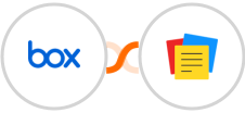 Box + Zoho Notebook Integration