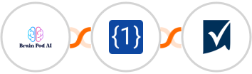 Brain Pod AI + OneSimpleApi + Smartsheet Integration