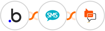 Bubble + Burst SMS + SMS Online Live Support Integration
