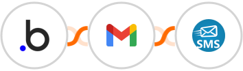 Bubble + Gmail + sendSMS Integration