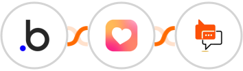 Bubble + Heartbeat + SMS Online Live Support Integration