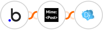 Bubble + MimePost + D7 SMS Integration