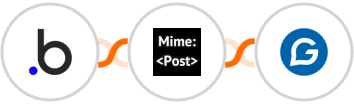 Bubble + MimePost + Gravitec.net Integration