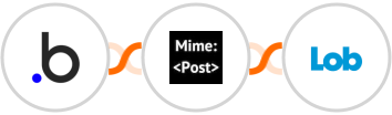 Bubble + MimePost + Lob Integration