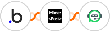 Bubble + MimePost + WhatsRise Integration