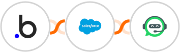 Bubble + Salesforce Marketing Cloud + WhatsRise Integration