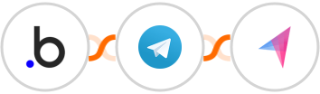 Bubble + Telegram + Klenty Integration
