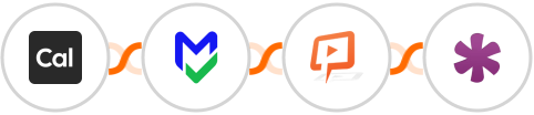 Cal.com + EmailVerify.io + JetWebinar + Knack Integration