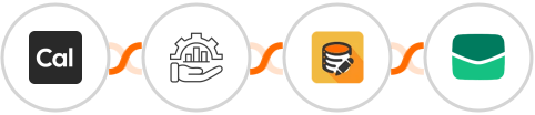 Cal.com + Projekly + Data Modifier + Email It Integration