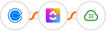Calendly + ClickUp + Plivo Integration