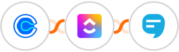Calendly + ClickUp + SimpleTexting Integration