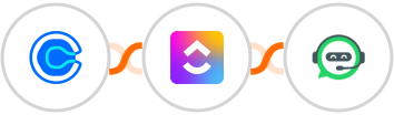 Calendly + ClickUp + WhatsRise Integration