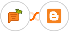 Carrot quest + Blogger Integration