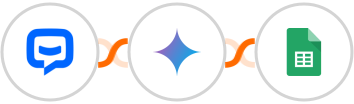 Chatbot + Gemini AI + Google Sheets Integration
