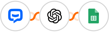 Chatbot + OpenAI (GPT-3 & DALL·E) + Google Sheets Integration