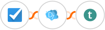 Checkfront + D7 SMS + Teachable Integration