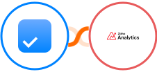 Any.do + Zoho Analytics Integration