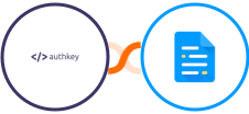 Authkey + Documint Integration