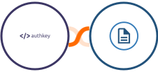 Authkey + FacturaDirecta Integration