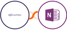 Authkey + OneNote Integration