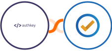 Authkey + Toodledo Integration