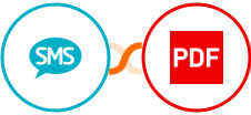 Burst SMS + PDF Blocks Integration