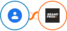 Google Contacts + BrandPros Integration