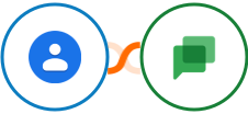 Google Contacts + Google Chat Integration