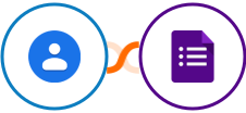 Google Contacts + Google Forms Integration