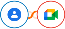 Google Contacts + Google Meet Integration