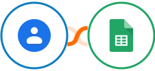 Google Contacts + Google Sheets Integration