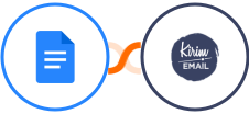 Google Docs + Kirim.Email Integration