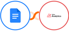 Google Docs + Zoho Analytics Integration