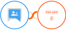 Google Groups + PDF-App Integration