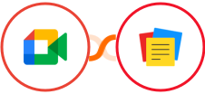 Google Meet + Zoho Notebook Integration