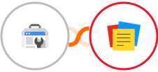 Google Search Console + Zoho Notebook Integration