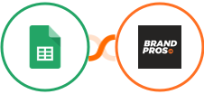 Google Sheets + BrandPros Integration