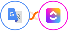 Google Translate + ClickUp Integration