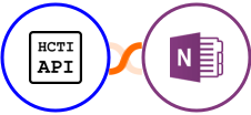 HTML/CSS to Image + OneNote Integration